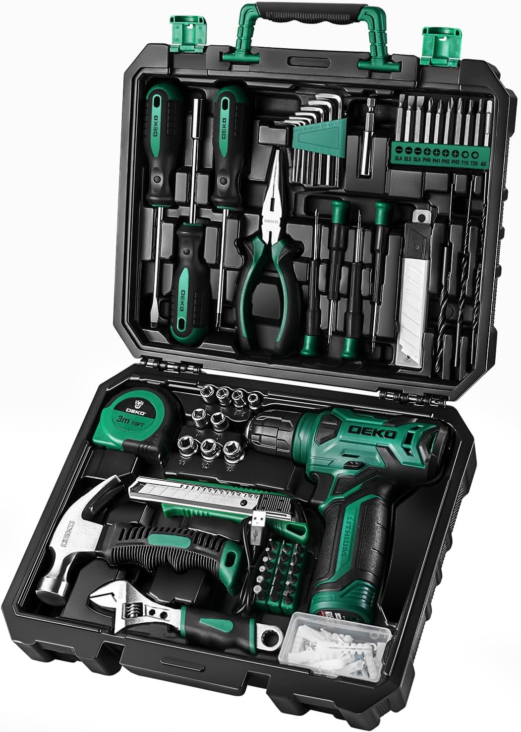 Pink Style High Quality Homeowners Tool Set All in One Pack